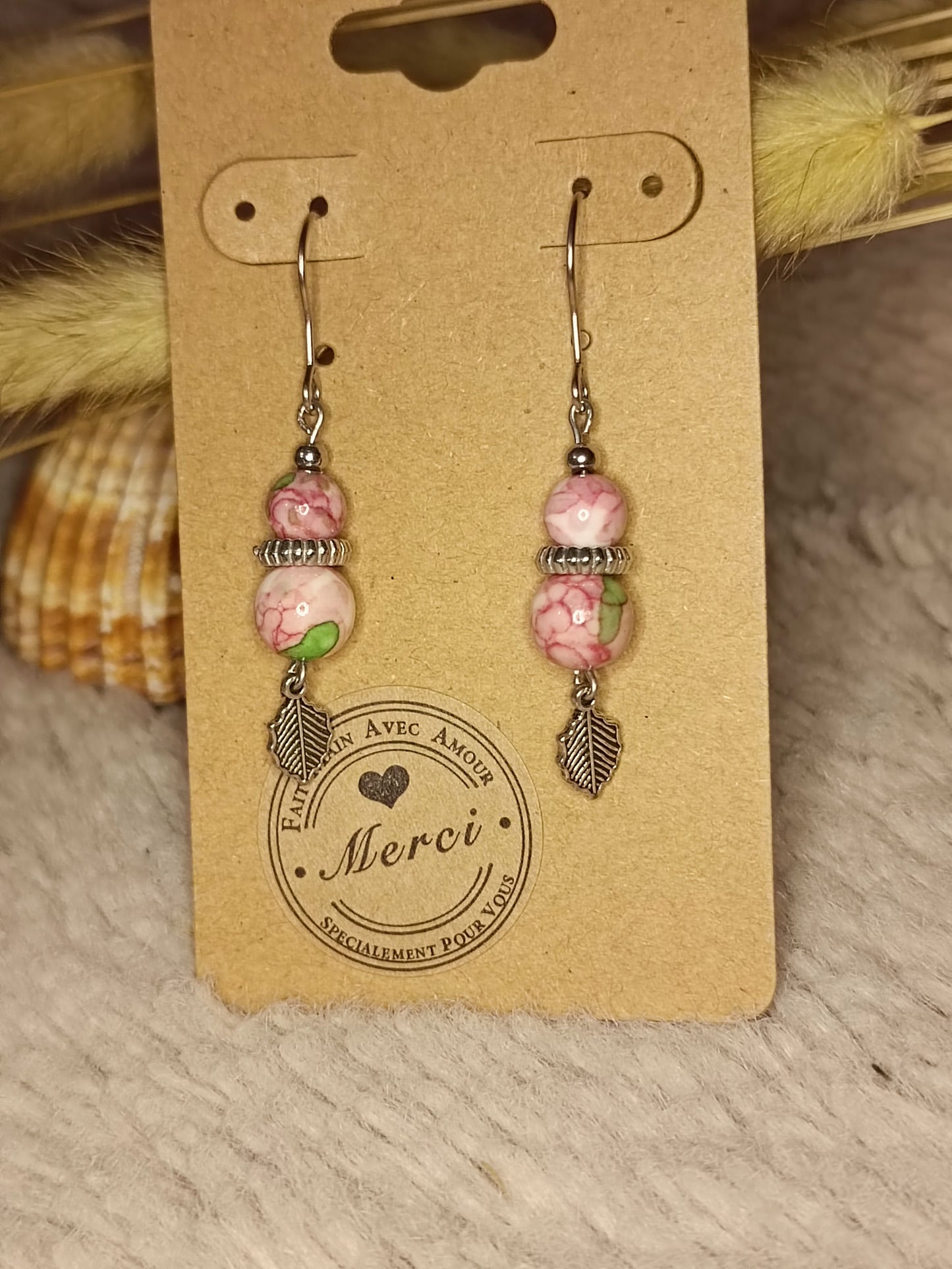 Boucles d'oreilles pendantes MYLÈNE