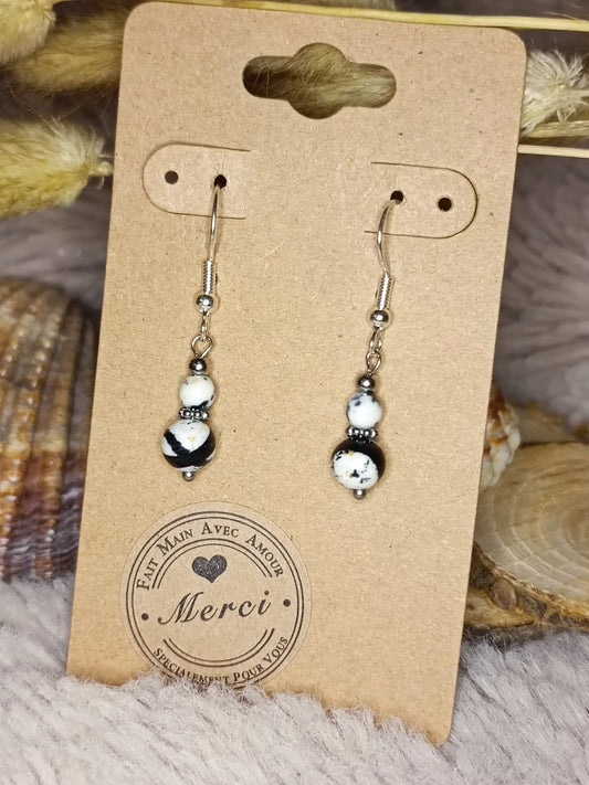 Boucles d'oreilles petites pendantes CÉCILE