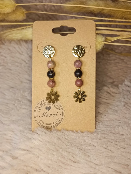 Boucles d'oreilles pendantes ÉLODIE