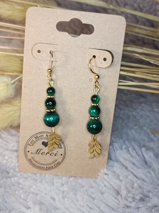 Boucles d'oreilles pendantes PERRINE