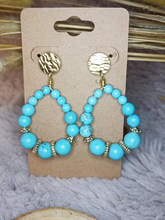 Boucles d'oreilles gouttes FLORA